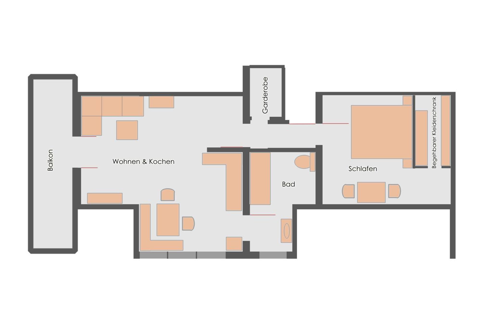 Apartment Bach Gotthard *